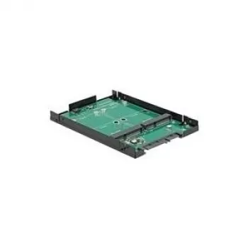 Delock 2,5 inch SATA 22 kontaktu uz 2 x mSATA RAID konvertējošais korpuss 62594