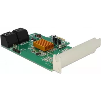 DeLOCK 4 portu SATA 6Gb/s PCIe 2.0 x1 kontrollera karte ar Marvell 88SE9215