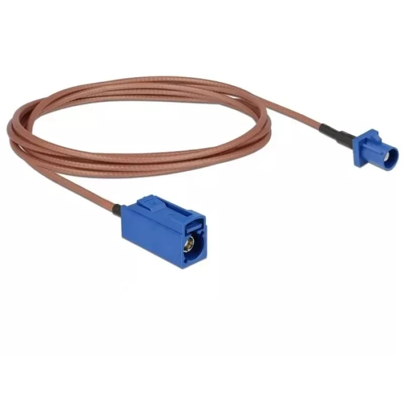 DELOCK Antenas pagarinājuma kabelis FAKRA C vīrišķais uz FAKRA C sievišķais RG-316 1.8m koaksiālais
