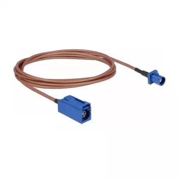 DELOCK Antenas pagarinājuma kabelis FAKRA C vīrišķais uz FAKRA C sievišķais RG-316 1.8m koaksiālais