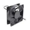Delock Axial Fan 48 V DC, 120 x 120 x 38 mm ar 2 kontaktu ventilatora savienotāju, melns