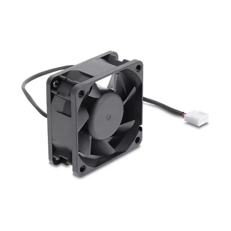 Delock Aksialais ventilators 48 V DC, 60 x 60 x 25 mm ar 4-pin PWM ventilatora savienotāju, melns
