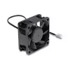 Delock aksiālais ventilators 48V DC 60x60x25mm ar 2 kontaktu savienotāju melns
