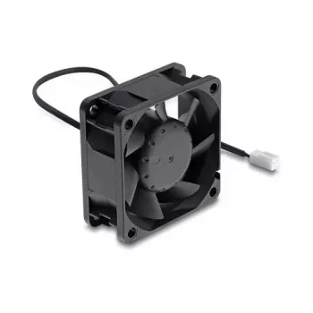 Delock aksiālais ventilators 48V DC 60x60x25mm ar 2 kontaktu savienotāju melns