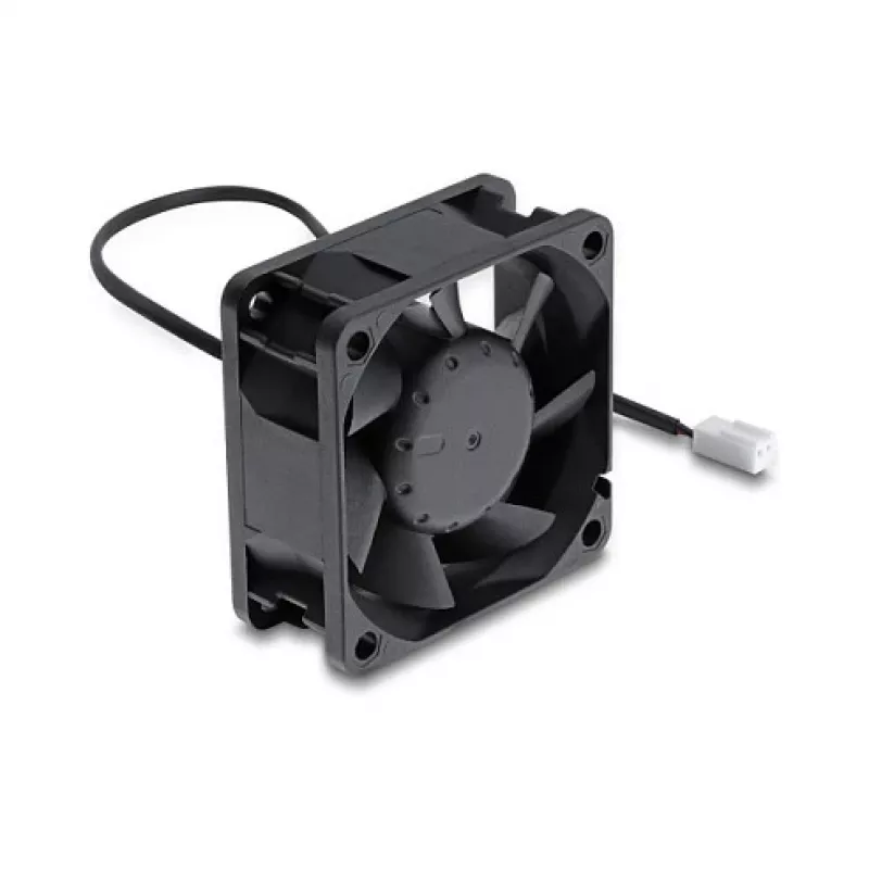 Delock aksiālais ventilators 48V DC 60x60x25mm ar 2 kontaktu savienotāju melns