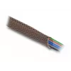 Delock Kabeļu pārvaldības uzmava, 12 mm, pīta, grauzēju izturīga, stiepjama, 5 m, brūna