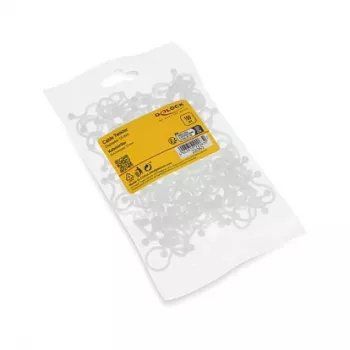 Delock kabeļa spirālveida aptinums 13 mm caurspīdīgs, 10 m, 100 gabali