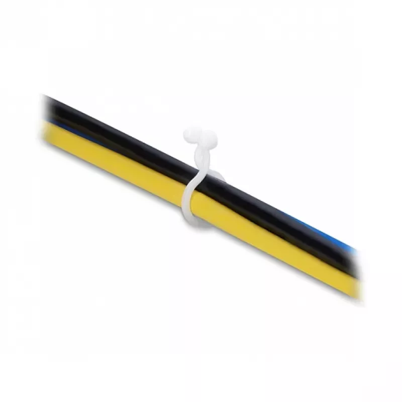 Delock kabeļa spirālveida aptinums 13 mm caurspīdīgs, 10 m, 100 gabali
