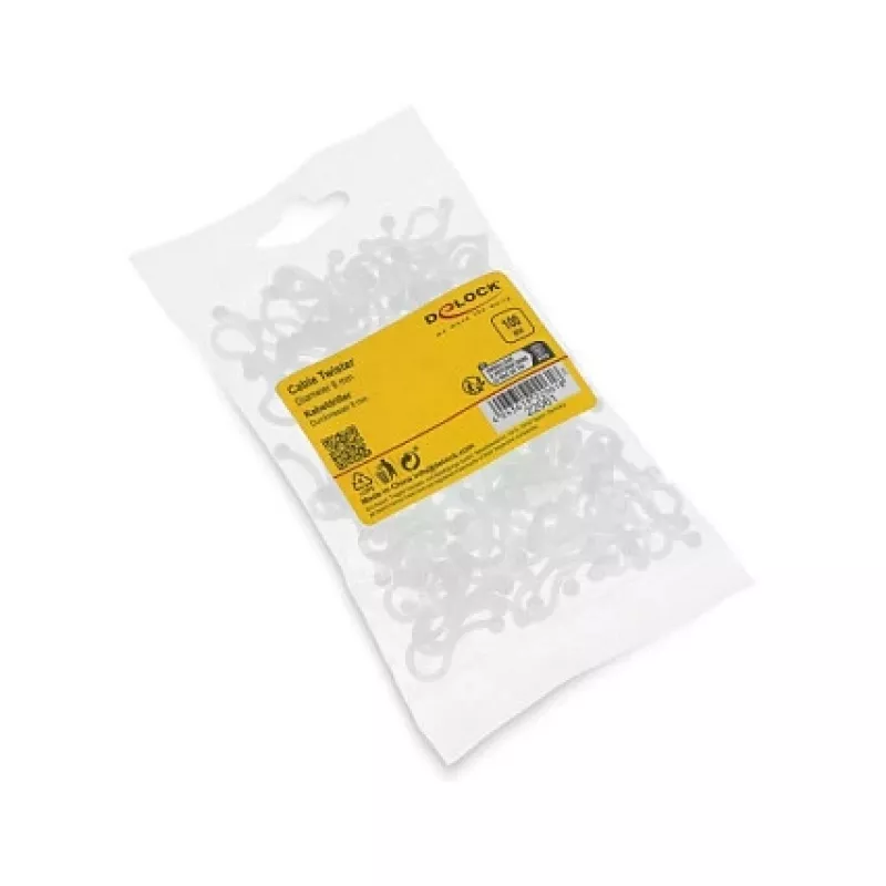 Delock kabeļu spirālveida aptinums 8 mm caurspīdīgs, 100 gab.