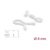 Delock kabeļu spirālveida aptinums 8 mm caurspīdīgs, 100 gab.