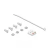 Delock D-tipa RJ45 panelī montējams ligzda Cat.6A STP ar LSA pieslēgumu un IP66 aizsargvāciņu