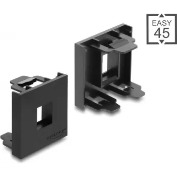Delock Easy 45 Keystone moduļa turētājs 45 x 45 mm melns 81669