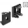 Delock Easy 45 Keystone moduļa turētājs 45 x 45 mm melns 81669
