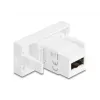 Delock Easy 45 modulis EASY-USB 2.0 Type-A ligzda uz EASY-USB Type-A ligzda balts 90866