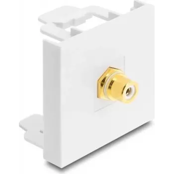 Delock Easy 45 modulis RCA ligzda uz RCA ligzda ar zelta pārklājumu 91819