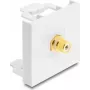 Delock Easy 45 modulis RCA ligzda uz RCA ligzda ar zelta pārklājumu 91819