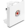 Delock Easy 45 modulis RCA ligzda uz RCA ligzda sarkans / balts (91815)