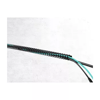 Delock elastīgs kabeļu kanāls pašlīmējošs un pieskrūvējams 25 x 26 mm - garums 50 cm melns