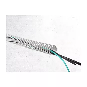 Delock Elastīgs pašlīmējošs un skrūvējams kabeļu kanāls 45 x 46 mm - garums 50 cm pelēks