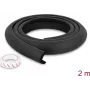Delock putu malu aizsargs 35 x 8 mm - garums 2 m, melns (18488)