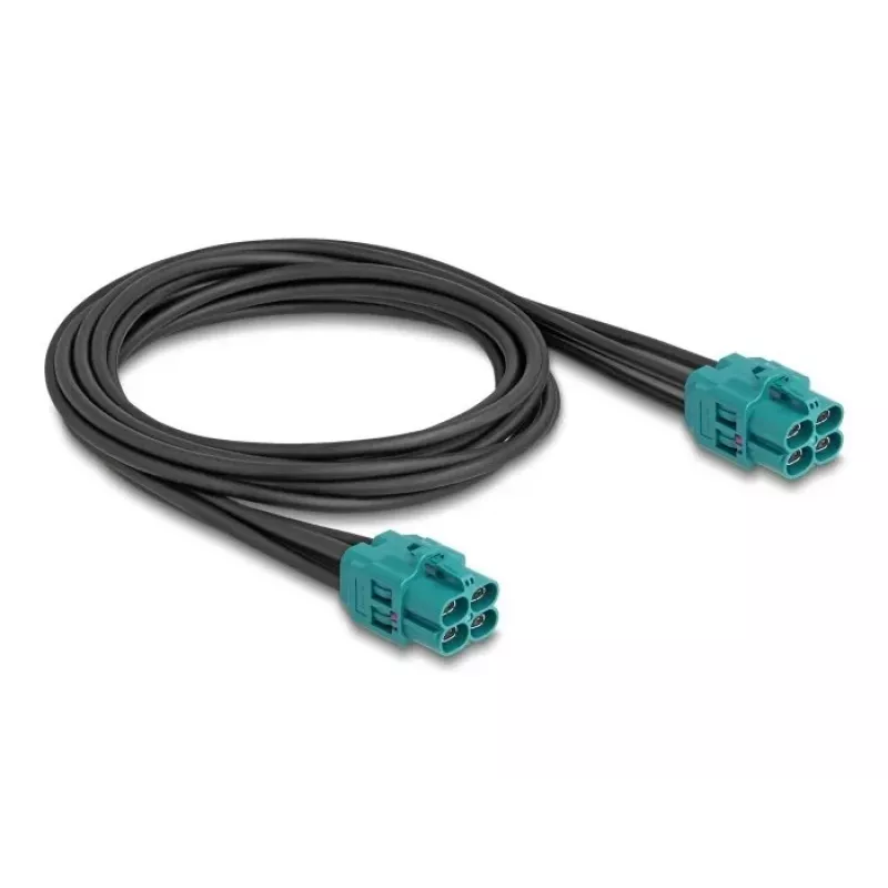 Delock HDMI adaptera kabelis Micro HDMI tēviņš uz 4x HDMI mātiņa 1 m melns 90340