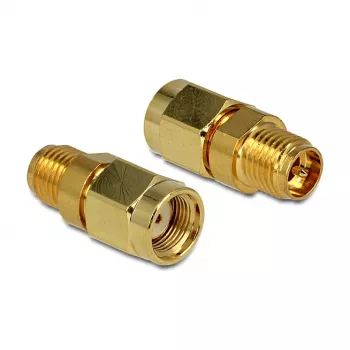 DELOCK HF RP-SMA Plug Special Thread Metric > RP-SMA Jack