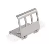Delock Keystone metāla turētājs 3 portiem DIN sliedei (88139)