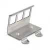 Delock Keystone metāla turētājs 3 portiem DIN sliedei (88139)