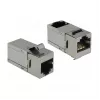 Delock Keystone modulis RJ45 sieviešu uz RJ45 sieviešu Cat.6 STP 90° 86371