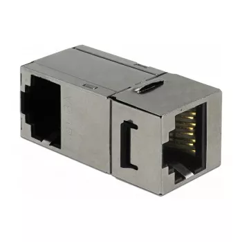 Delock Keystone modulis RJ45 sieviešu uz RJ45 sieviešu Cat.6 STP 90° 86371