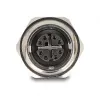 Delock M12 adapteris X-kodēts 8 kontaktu sievišķais uz RJ45 sievišķais Cat.6A STP metāls 60685