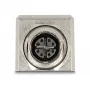 Delock M12 adapteris X-kodēts 8 kontaktu sievišķais uz RJ45 sievišķo Cat.6A STP ekranēts taisns