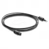 Delock Optiskais audio kabelis – Mini TOSLINK 3.5mm uz TOSLINK, 2m, melns
