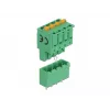 Delock PCB spaiļu bloka komplekts 4 kontakti 5,08 mm solis vertikāls (66501)