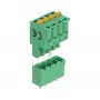 Delock PCB spaiļu bloka komplekts 4 kontakti 5,08 mm solis vertikāls (66501)