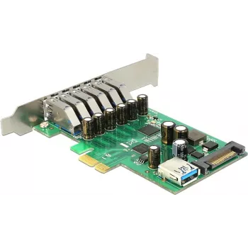 Delock PCI Express x1 kartes ar 6 x ārējām + 1 x iekšējo USB 3.0