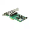 Delock PCI Express x1 kartes ar 6 x ārējām + 1 x iekšējo USB 3.0