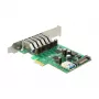 Delock PCI Express x1 kartes ar 6 x ārējām + 1 x iekšējo USB 3.0