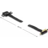 Delock PCI Express x1 paplašinājuma karte ar 90° leņķa savienotāju un 60 cm kabeli