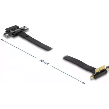 Delock PCI Express x1 paplašinājuma karte ar 90° leņķa savienotāju un 60 cm kabeli