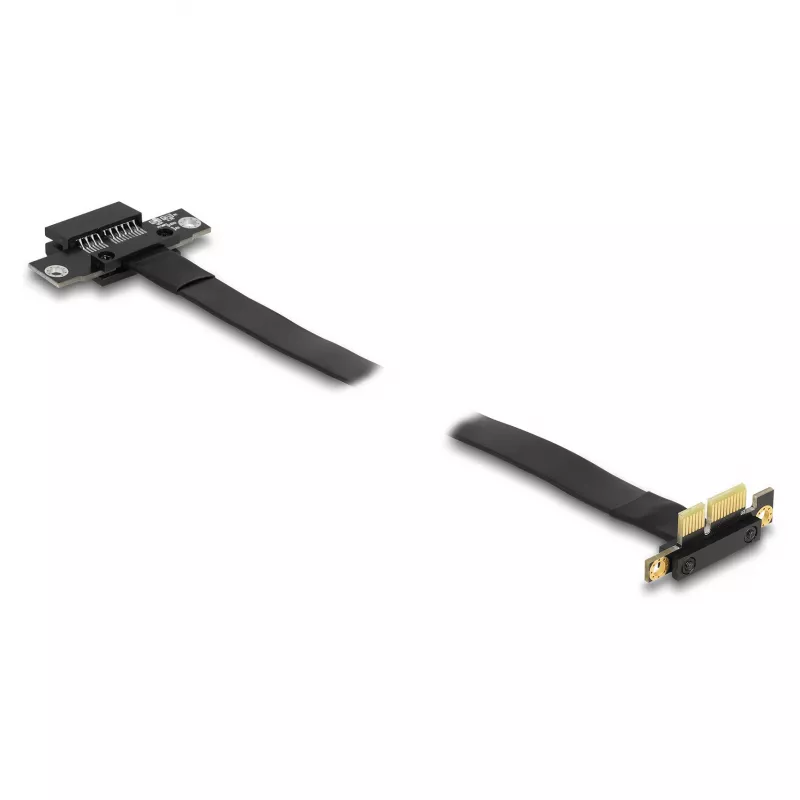 Delock PCI Express x1 paplašinājuma karte ar 90° leņķa savienotāju un 60 cm kabeli