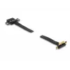 Delock PCI Express x1 paplašinājuma karte ar 90° leņķa savienotāju un 60 cm kabeli
