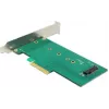Delock PCI Express x4 kartes uz 1 x iekšējo NVMe M.2 Key M 110 mm - Low Profile formfaktors