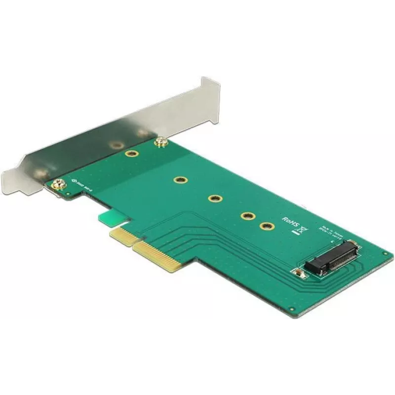 Delock PCI Express x4 kartes uz 1 x iekšējo NVMe M.2 Key M 110 mm - Low Profile formfaktors