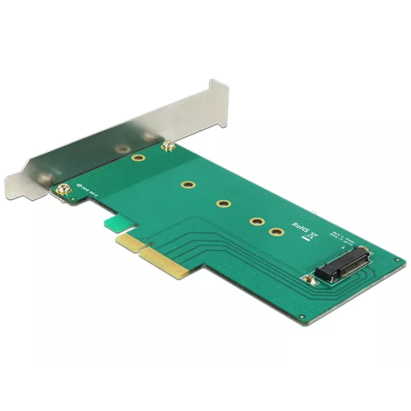Delock PCI Express x4 kartes uz 1 x iekšējo NVMe M.2 Key M 110 mm - Low Profile formfaktors