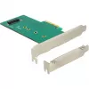 Delock PCI Express x4 kartes uz 1 x iekšējo NVMe M.2 Key M 110 mm - Low Profile formfaktors