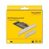 Delock PCI Express x4 kartes uz 1 x iekšējo NVMe M.2 Key M 80 mm - Low Profile formas faktors 90047