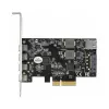 Delock PCI Express x4 kartīte ar 4 x USB Type-C + 1 x USB Type-A - SuperSpeed USB 10 Gbps - Low Profile formas faktors, USB kontrolieris