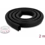 Delock PE putu malu aizsargprofils 35 x 12 mm, 2 m, melns 18486
