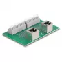 Delock RJ45 2 x Female to 2 x Terminal Block ar Push Button DIN sliedei, leņķveida (66995)